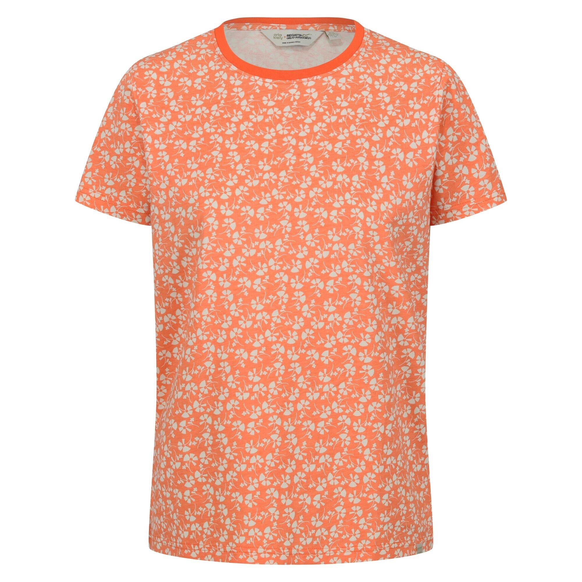 REGATTA Womens/Ladies Orla Kiely Parsley TShirt (Satsuma)