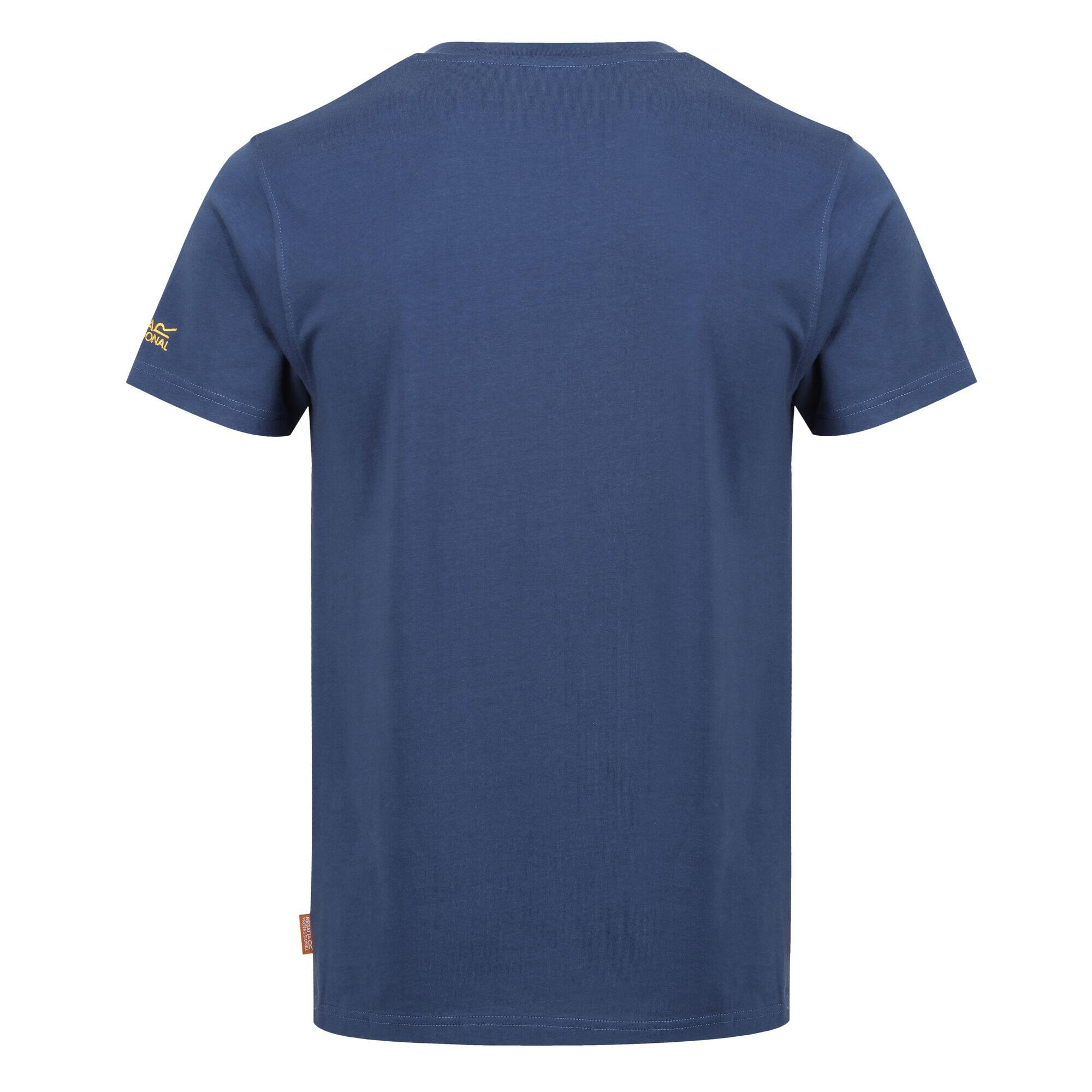 TShirt für Herren Dunkles Jeansblau 2/4