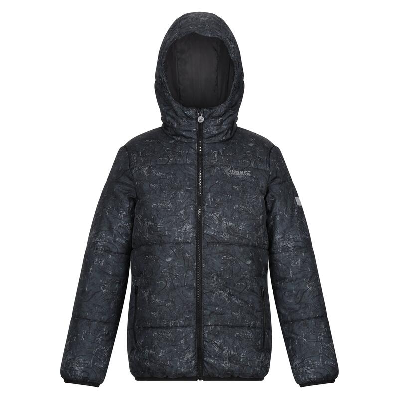 Chaqueta Acolchada Lofthouse VII Impreso de Aislado para Niños/Niñas Gris Seal,