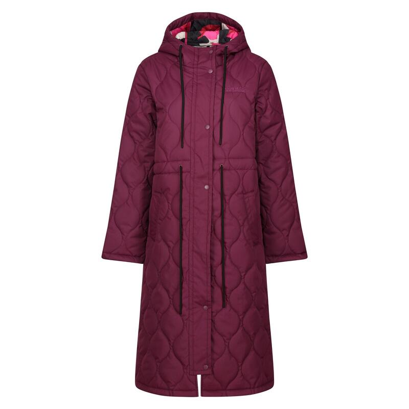 Veste matelassée ORLA Femme (Bordeaux / Rose / Feuilles d'orme)