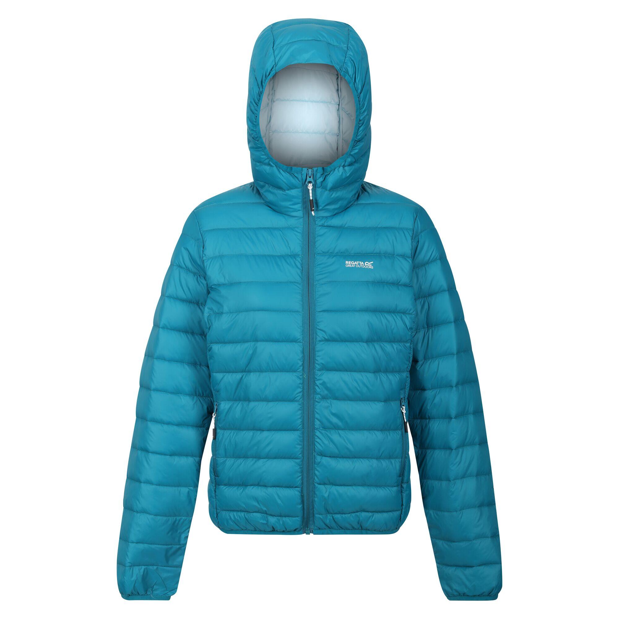 REGATTA Womens/Ladies Marizion Hooded Padded Jacket (Gulfstream/Sea Haze)