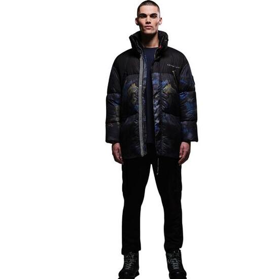 Christian Lacroix Barbegal" Steppjacke für Herren Schwarz/Fourrure