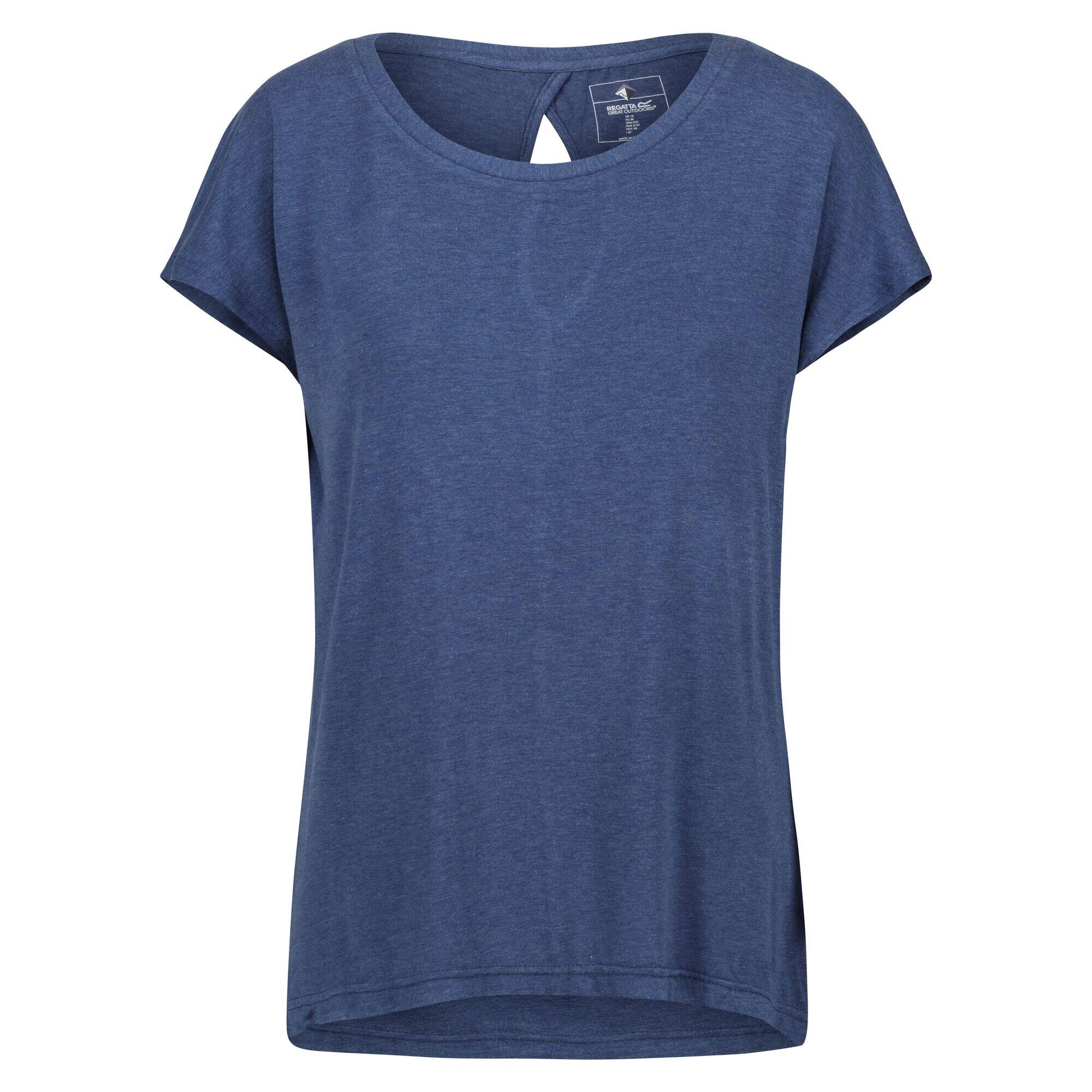 Womens/Ladies Bannerdale Smart Temperature TShirt (Dusty Denim) 1/5