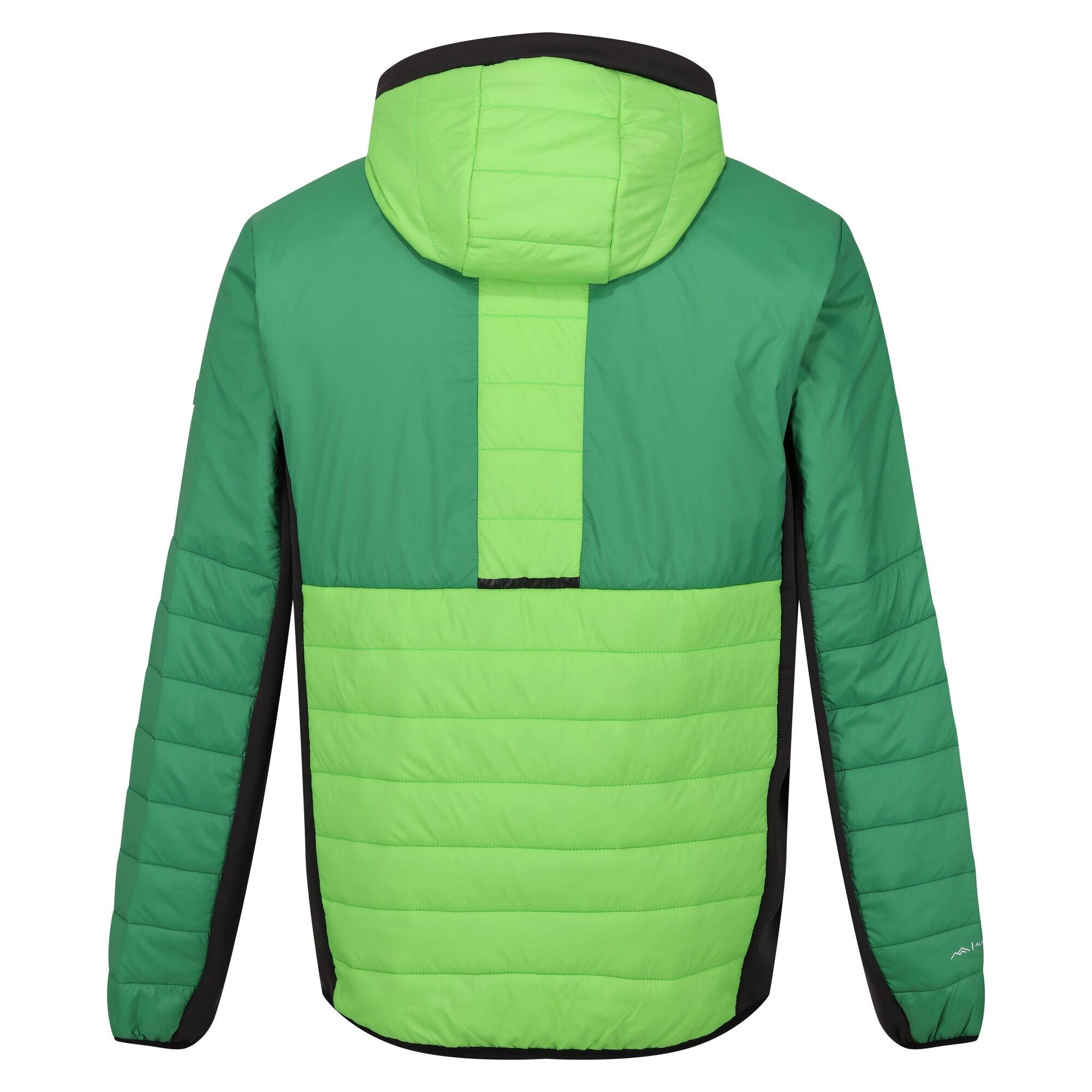 Mens Trutton II Baffled Padded Jacket (Jasmine Green/Field Green) 2/5