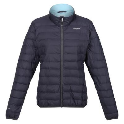 Dames hillpack gewatteerd jack (seal grijs/zee waas)