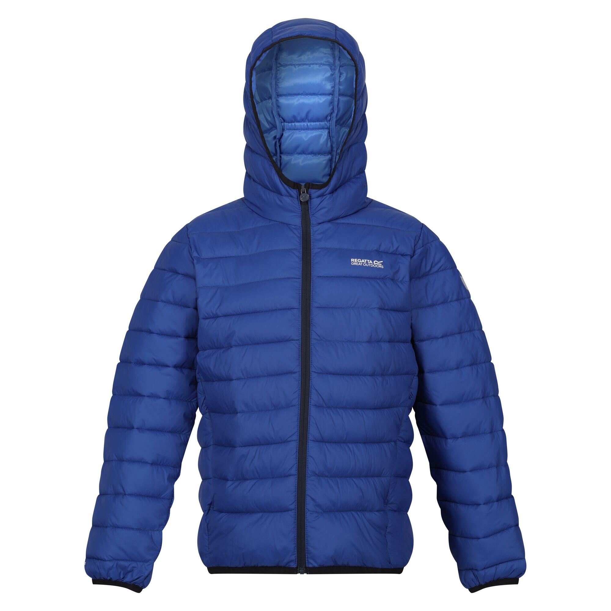Childrens/Kids Marizion Hooded Padded Jacket (New Royal/Strong Blue) 1/5