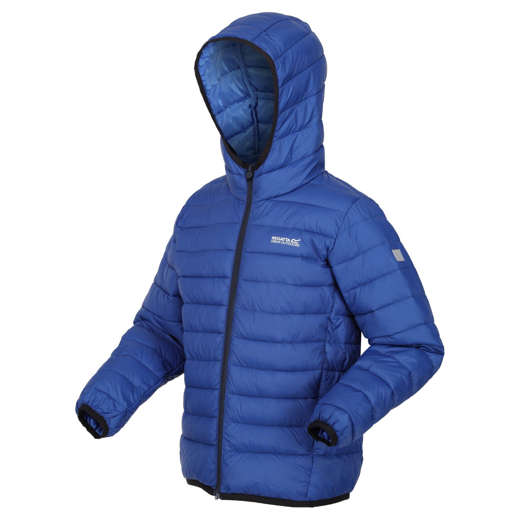 Giacca Imbottita Con Cappuccio Bambini Regatta Marizion New Royal Blu Intenso 4/5