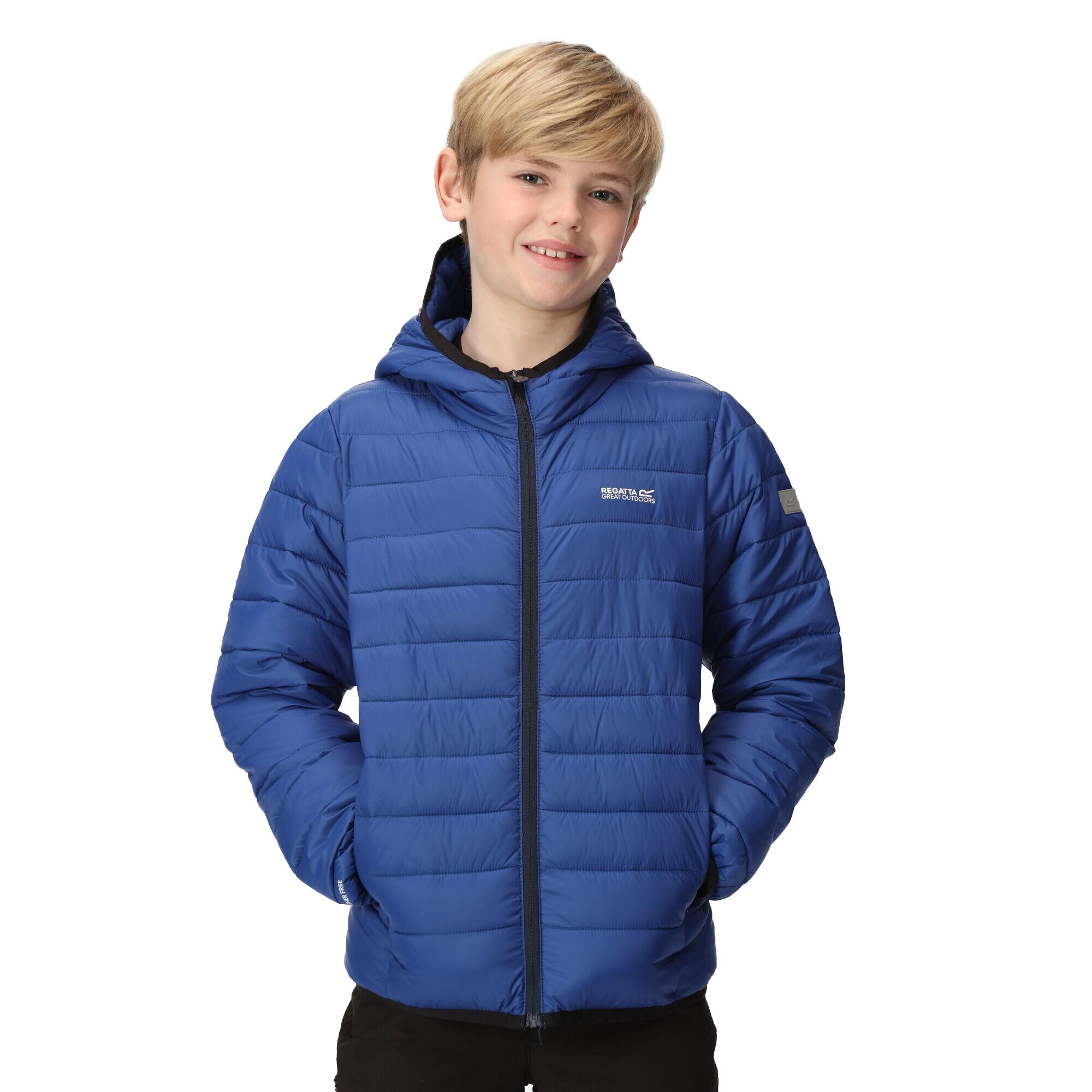 Childrens/Kids Marizion Hooded Padded Jacket (New Royal/Strong Blue) 4/5