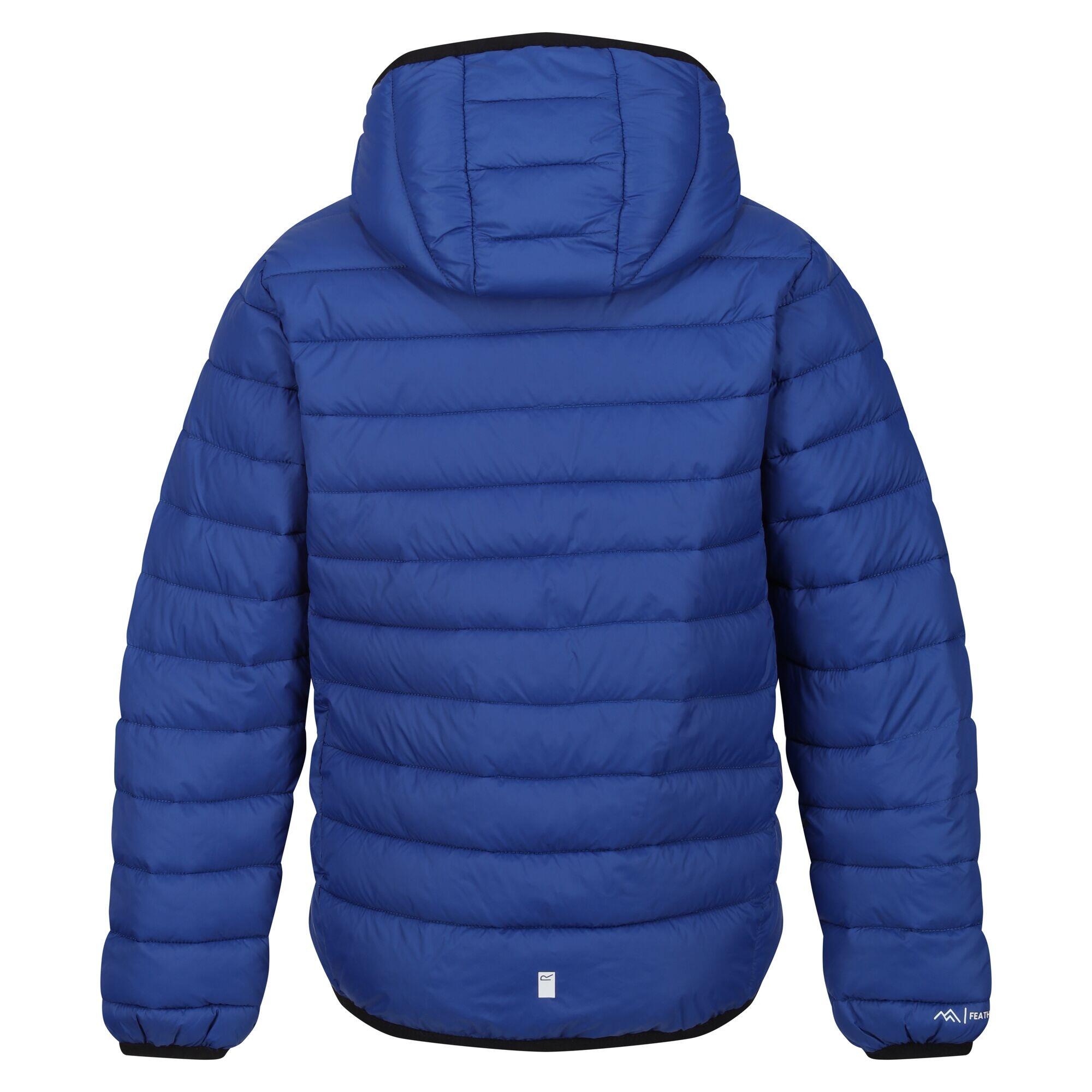 Giacca Imbottita Con Cappuccio Bambini Regatta Marizion New Royal Blu Intenso 3/5