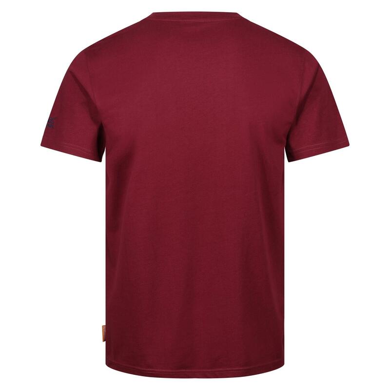 T-Shirt Algodão Original Workwear Homem Bordeaux