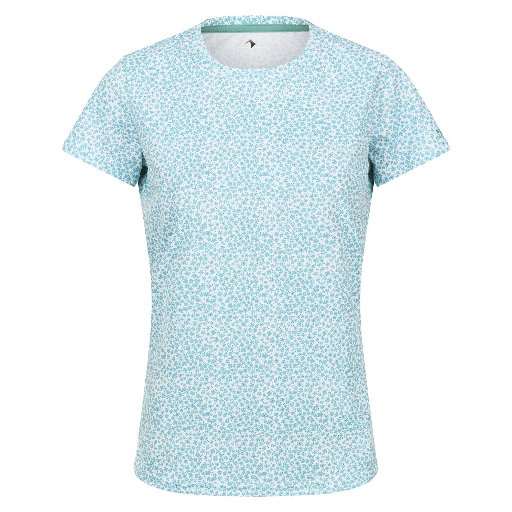 Womens/Ladies Fingal Edition Ditsy Print TShirt (Bristol Blue) 1/5