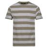 Camiseta Ryeden de Rayas de Coolweave para Hombre Fauna, Piedra Blanca