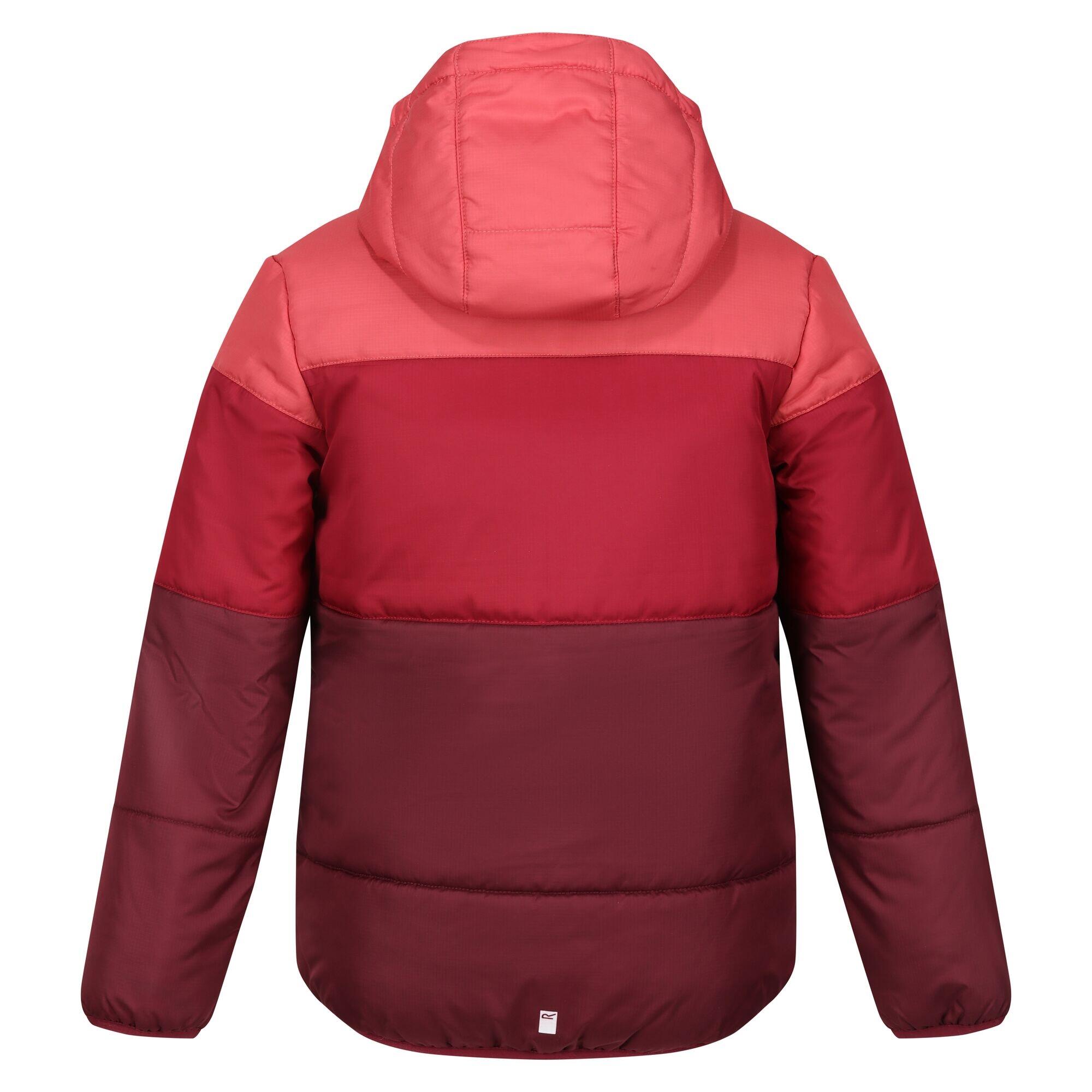 Childrens/Kids Lofthouse VII Terrain Print Padded Jacket (Mineral Red/Rumba Red) 2/5