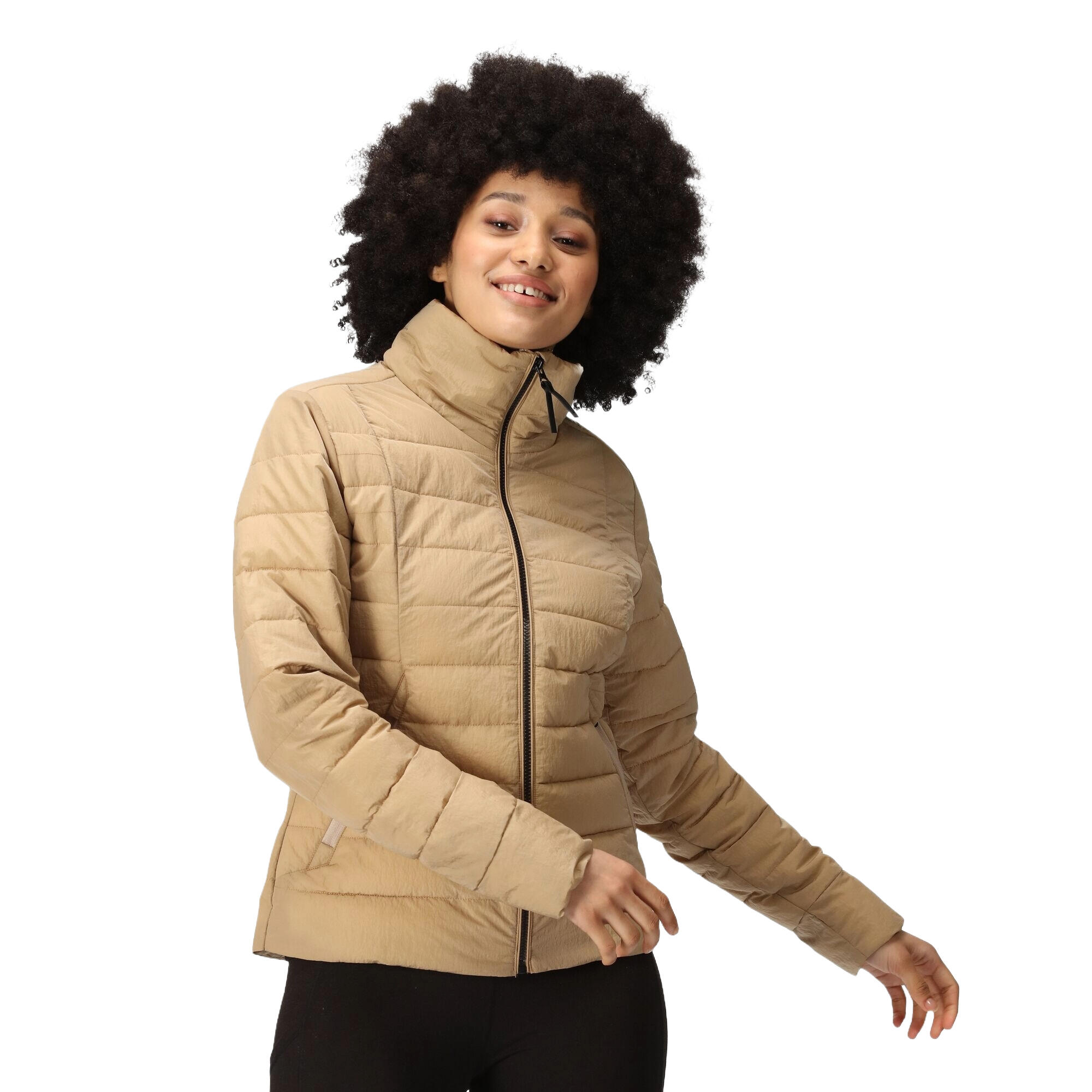 Giacca trapuntata KEAVA da donna (Beige)