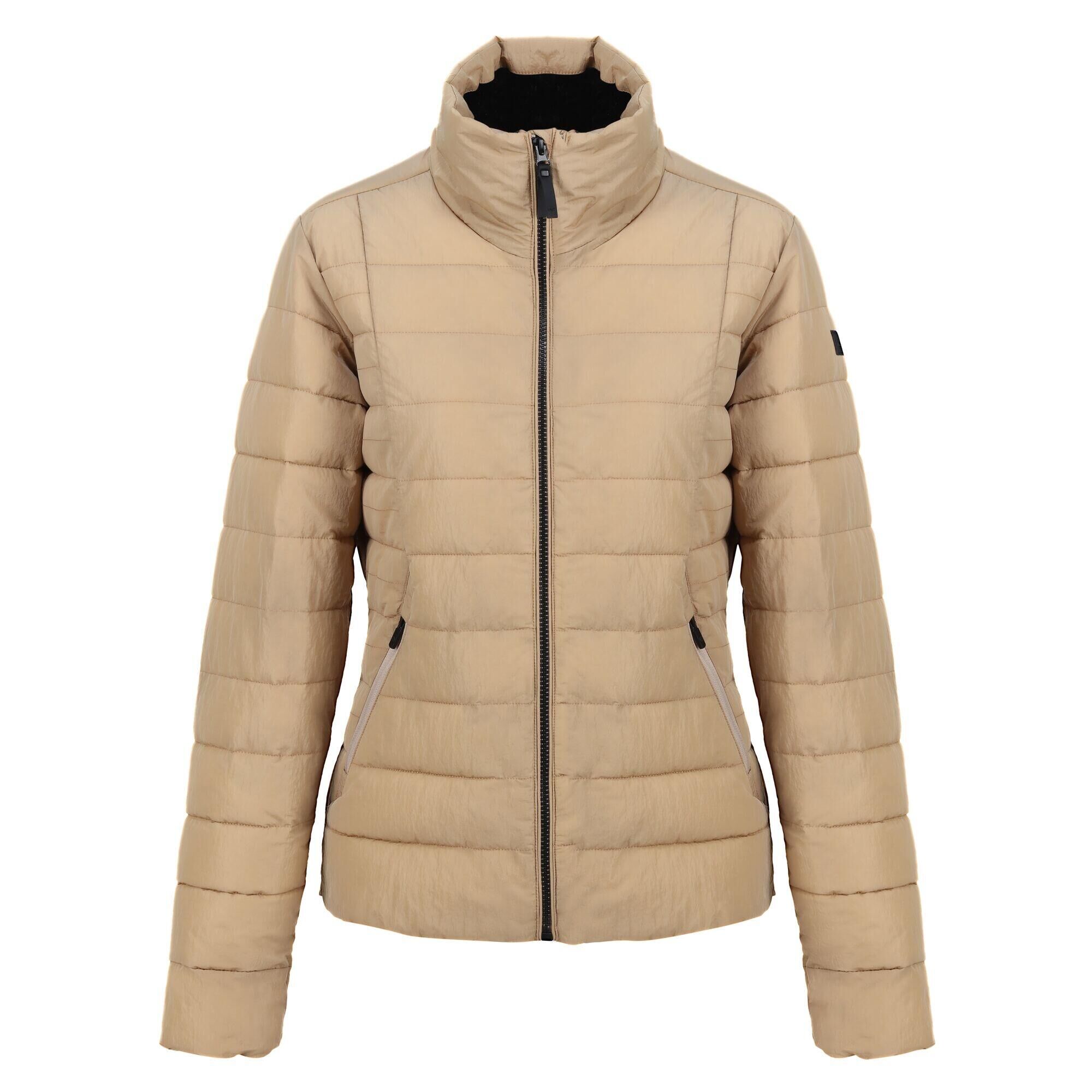 REGATTA Womens/Ladies Keava III Baffled Padded Jacket (Barleycorn)