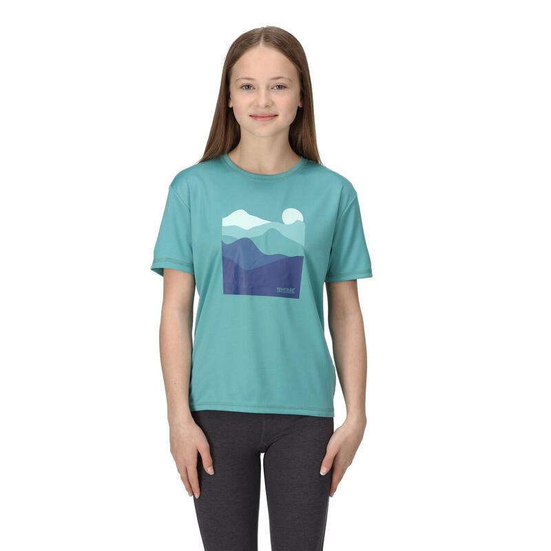 Camiseta Alvarado VII Montaña para Niños/Niñas Azul Bristol