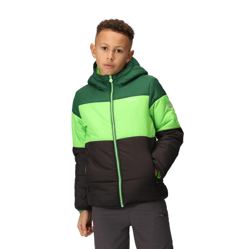 Chaqueta Acolchada Lofthouse VII Estampado Terrain para Niños/Niñas Edén, Verde