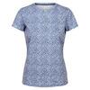 Dames Fingal Editie Ditsy Print Tshirt (Stoffige denim)