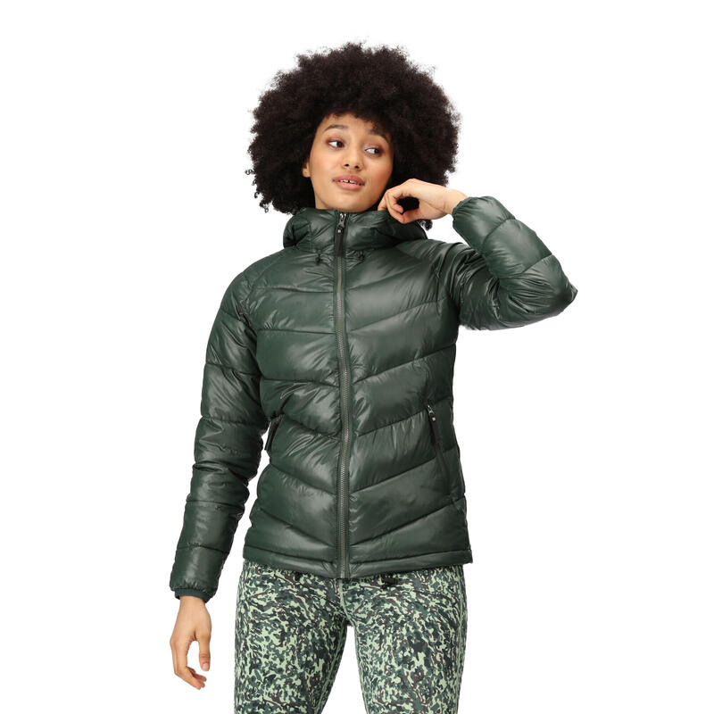 Veste matelassée TOPLOFT Femme (Vert foncé / Gris phoque)