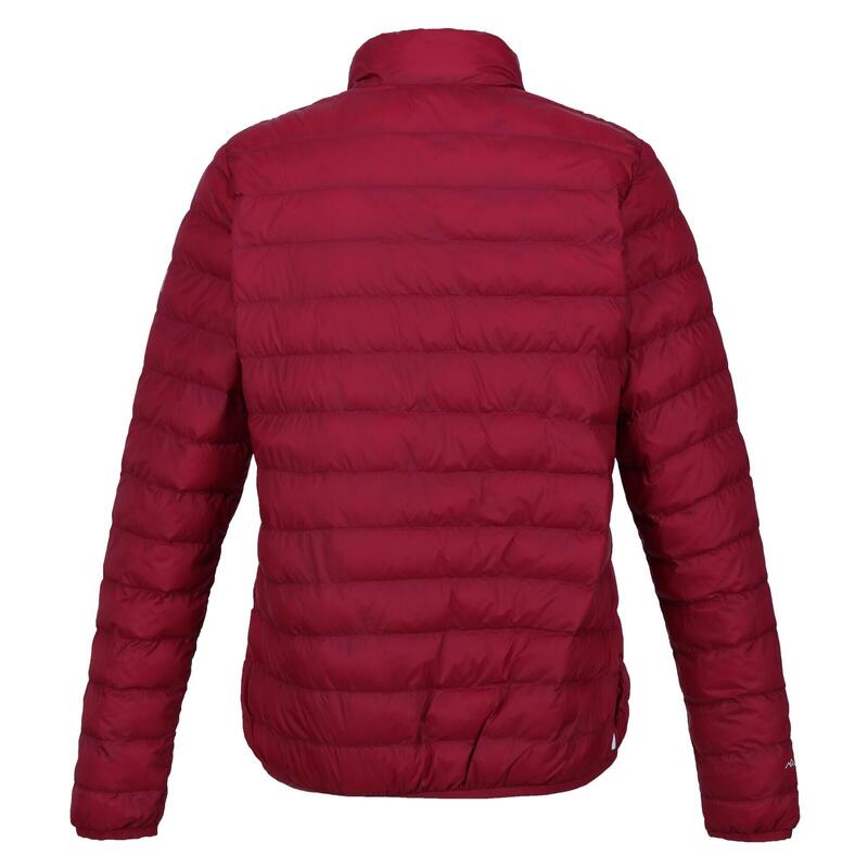 Veste matelassée HILLPACK Femme (Rouge foncé / Gris phoque)