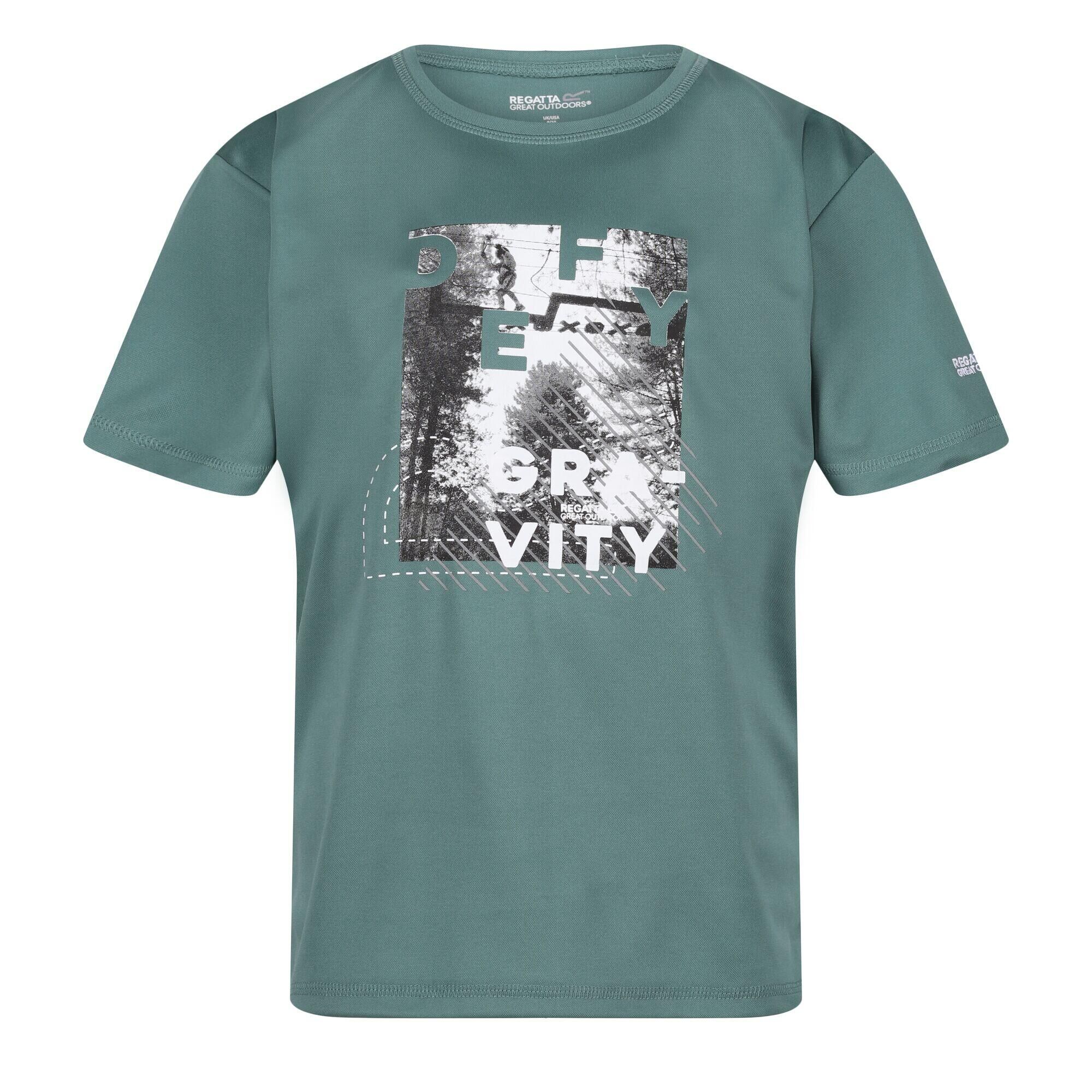 REGATTA Childrens/Kids Alvarado VII Tightrope TShirt (Sea Pine)