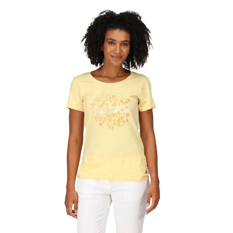 Camiseta Filandra VII Flor para Mujer Luz Solar