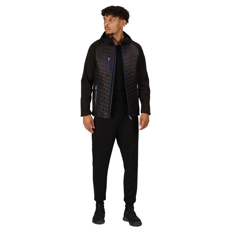 Veste hybride NAVIGATE Homme (Noir / Bleu roi)