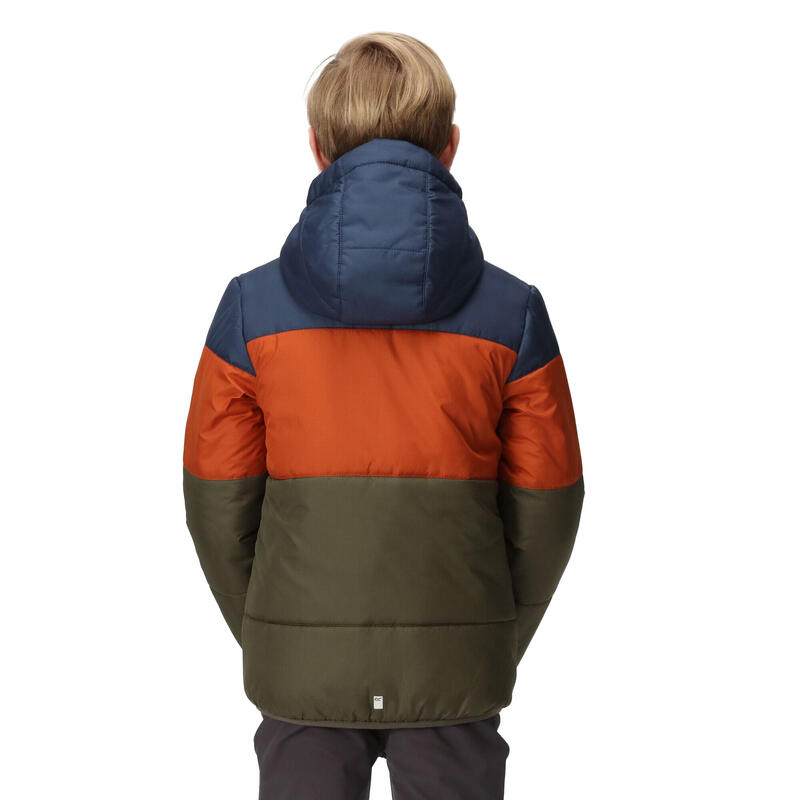 Veste matelassée LOFTHOUSE Enfant (Bleu amiral / Orange brûlé)