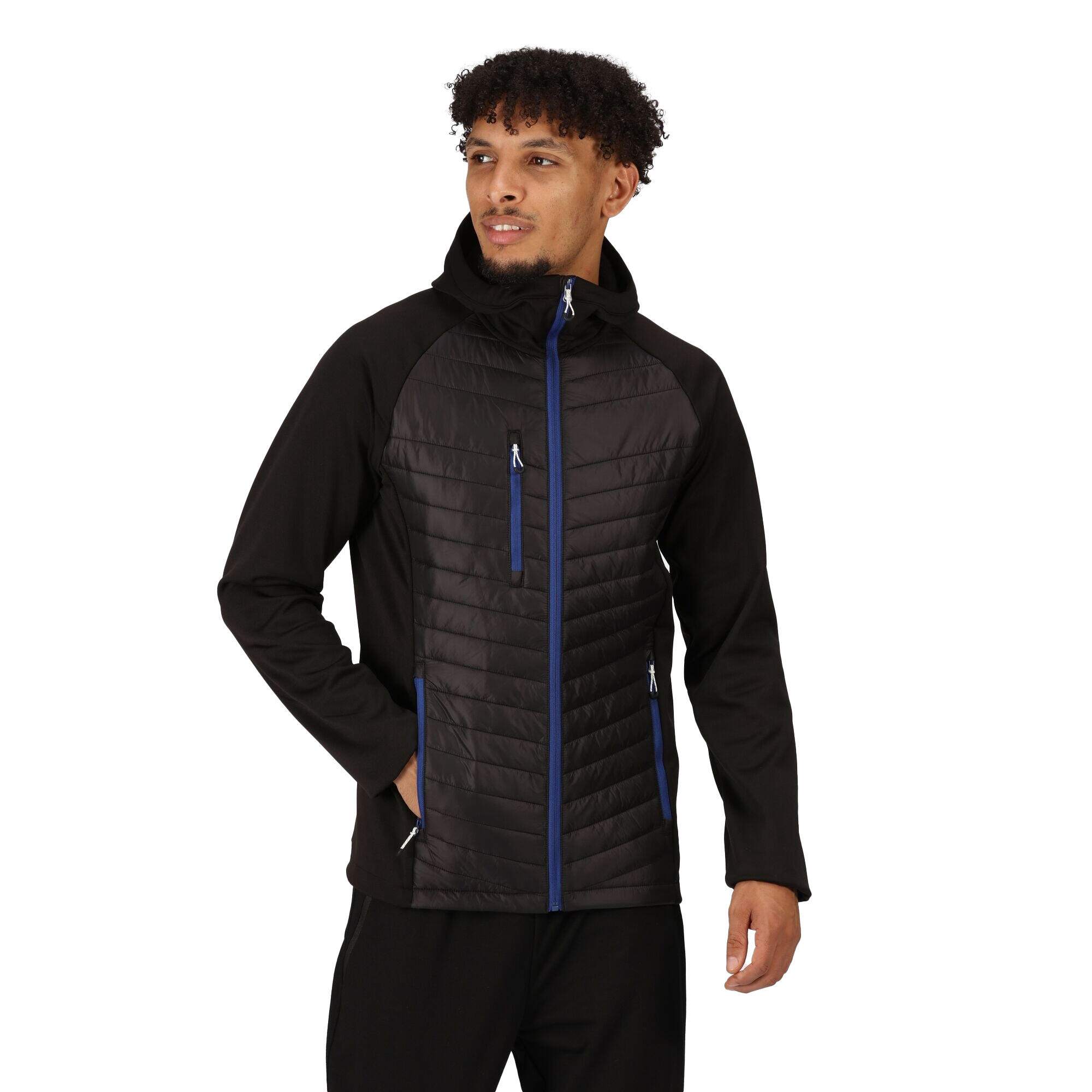 Veste Hybride NAVIGATE Homme (Noir / Bleu Roi) 3/5