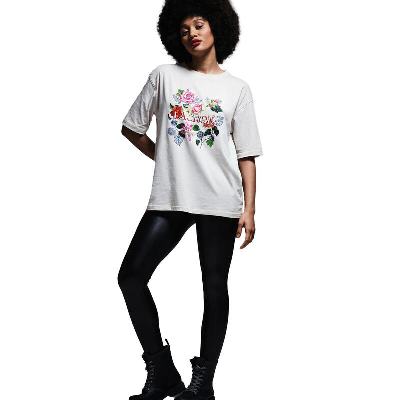 Camiseta Christian Lacroix Bellegarde Floral para Mujer Perla