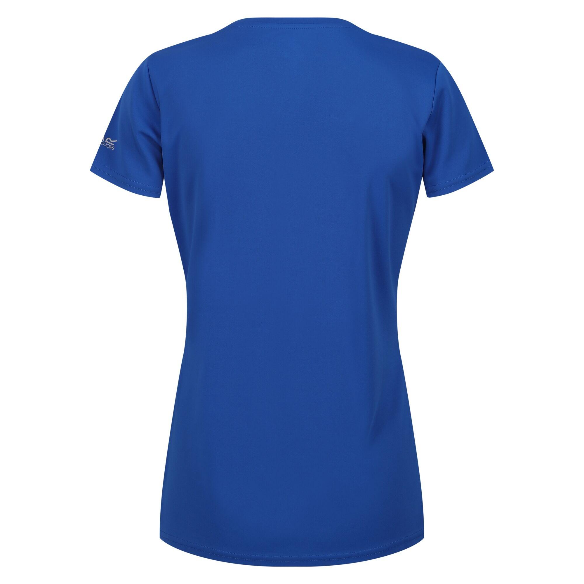 Womens/Ladies Fingal VII Logo TShirt (Olympian Blue) 2/5