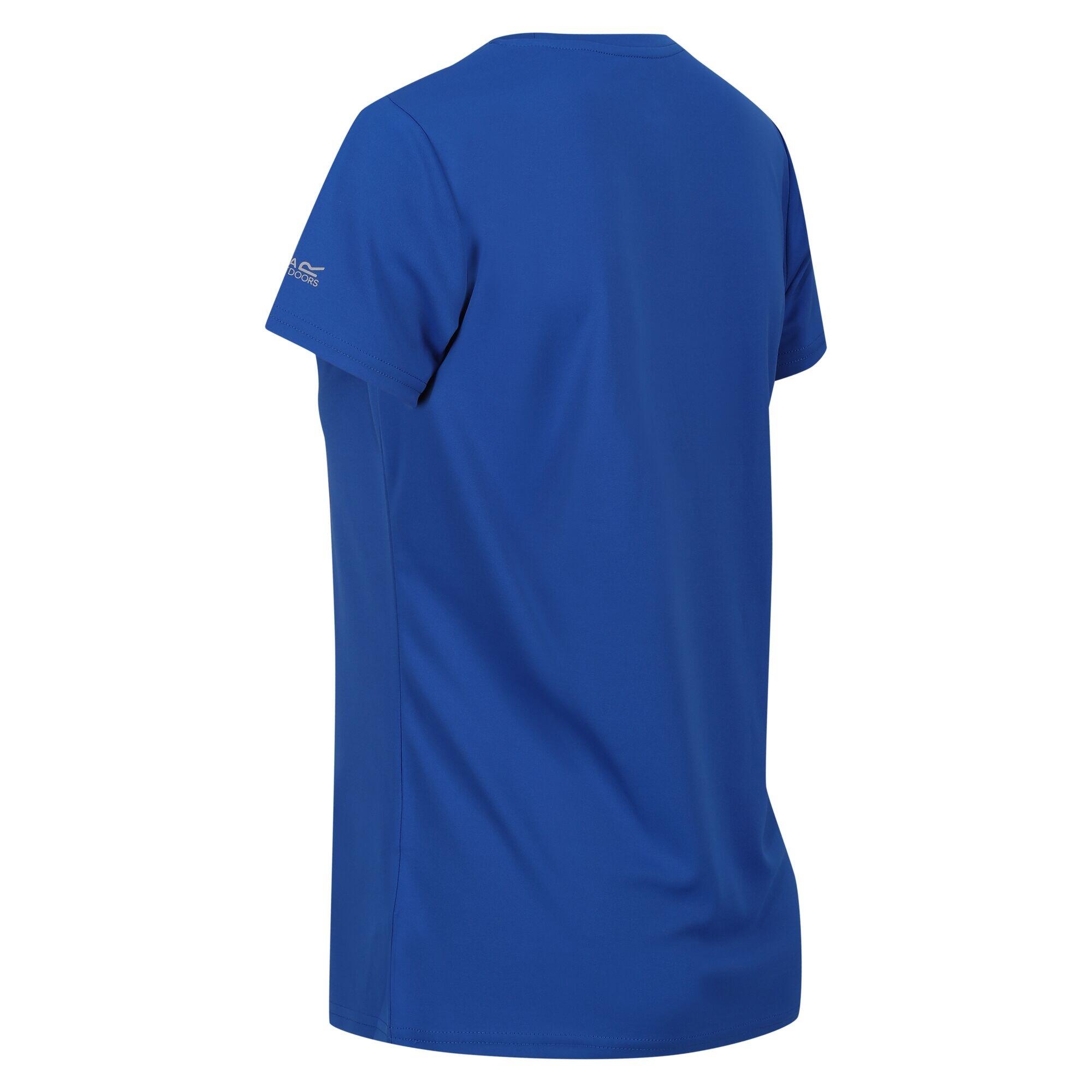 Womens/Ladies Fingal VII Logo TShirt (Olympian Blue) 3/5