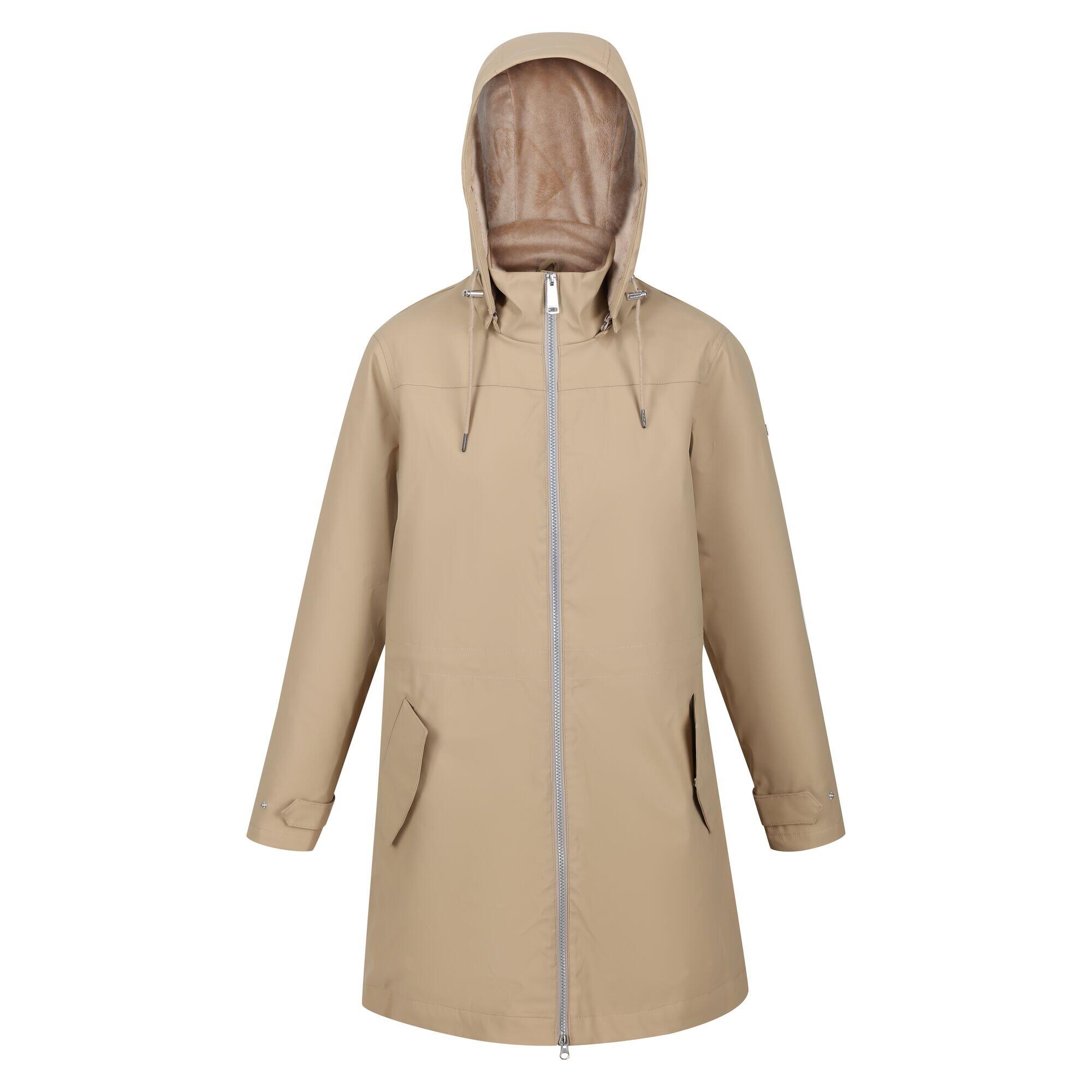 REGATTA Womens/Ladies Fantine Baffled Padded Jacket (Barleycorn)