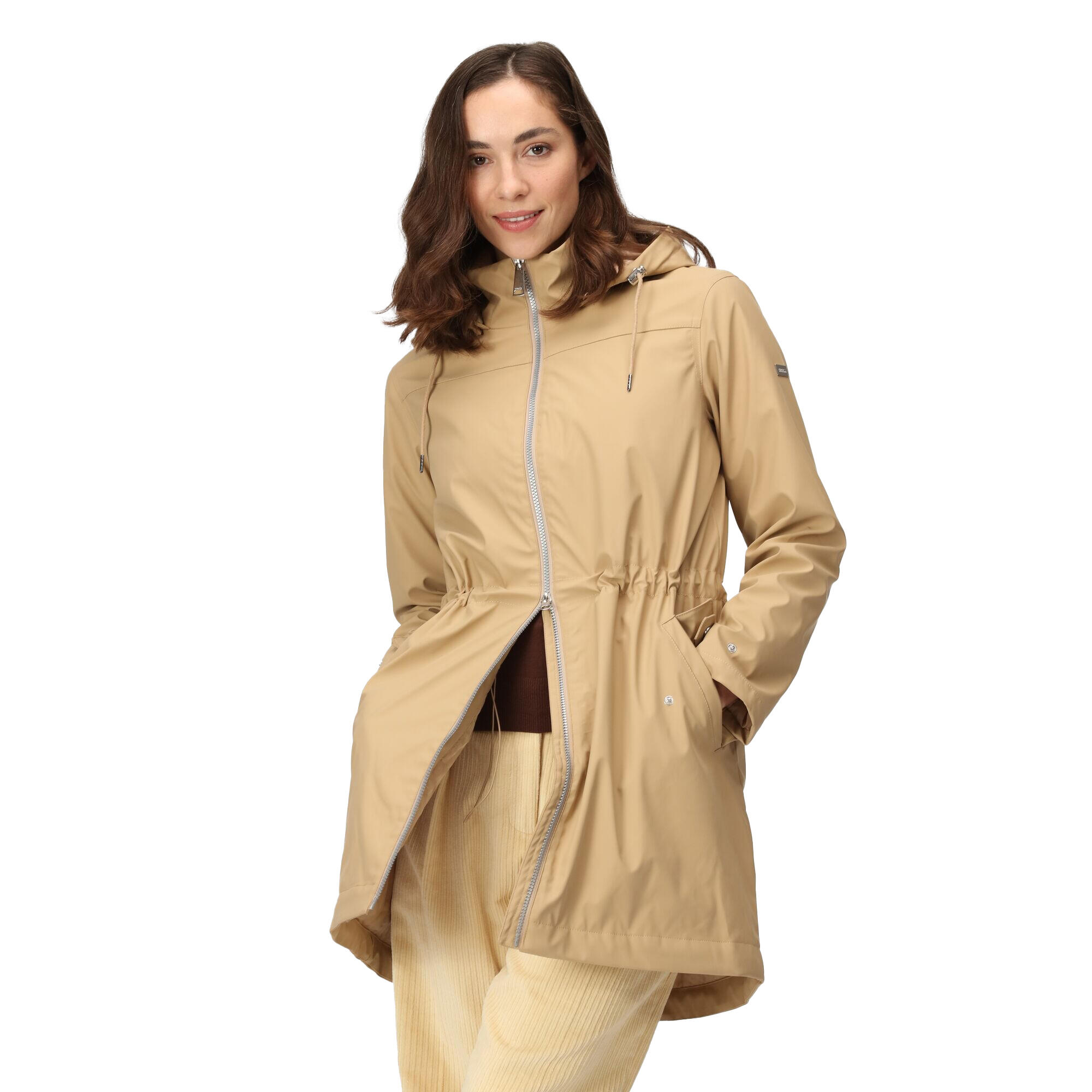 Women's FANTINE quilted jacket (Beige)