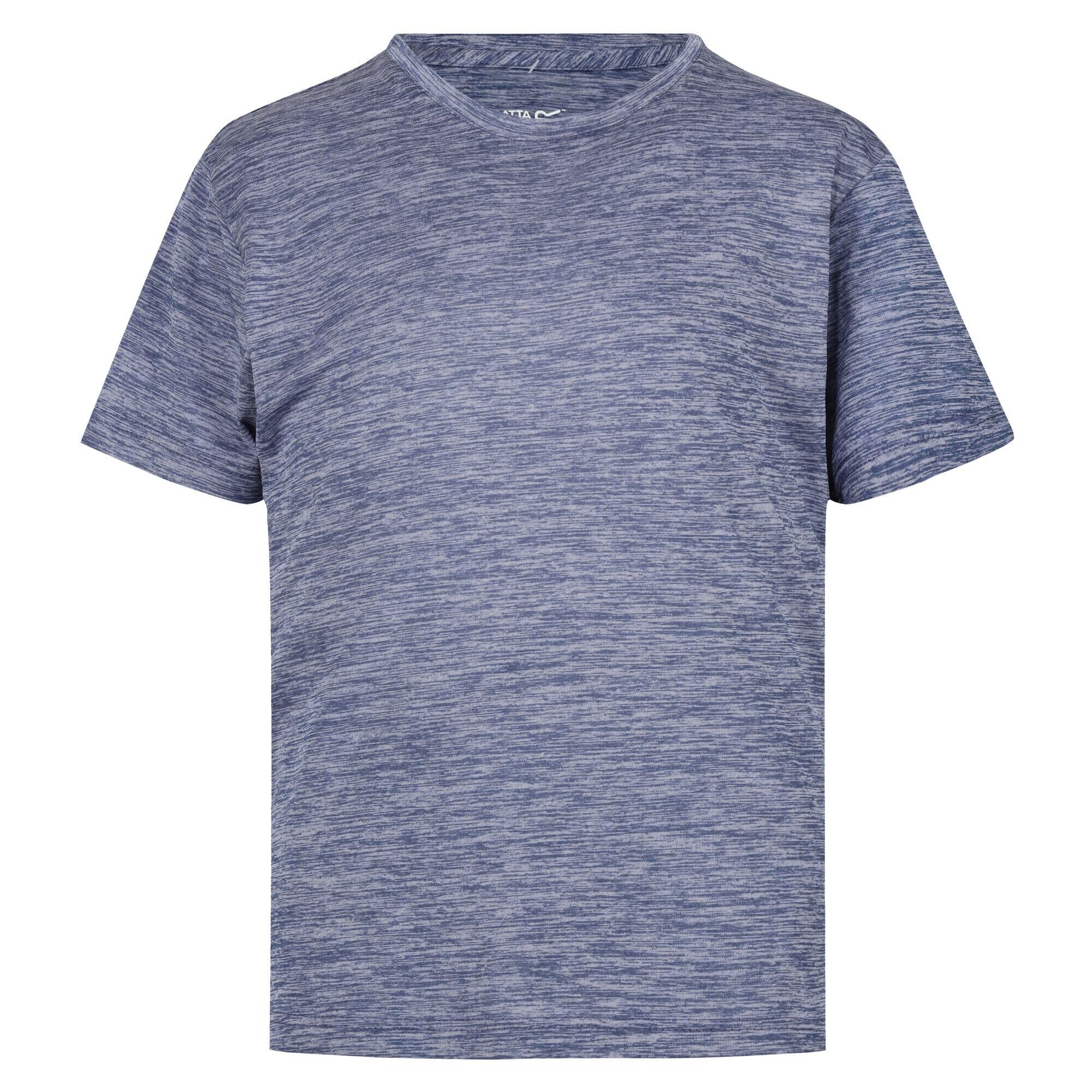 REGATTA Childrens/Kids Fingal Edition Marl TShirt (Dusty Denim)