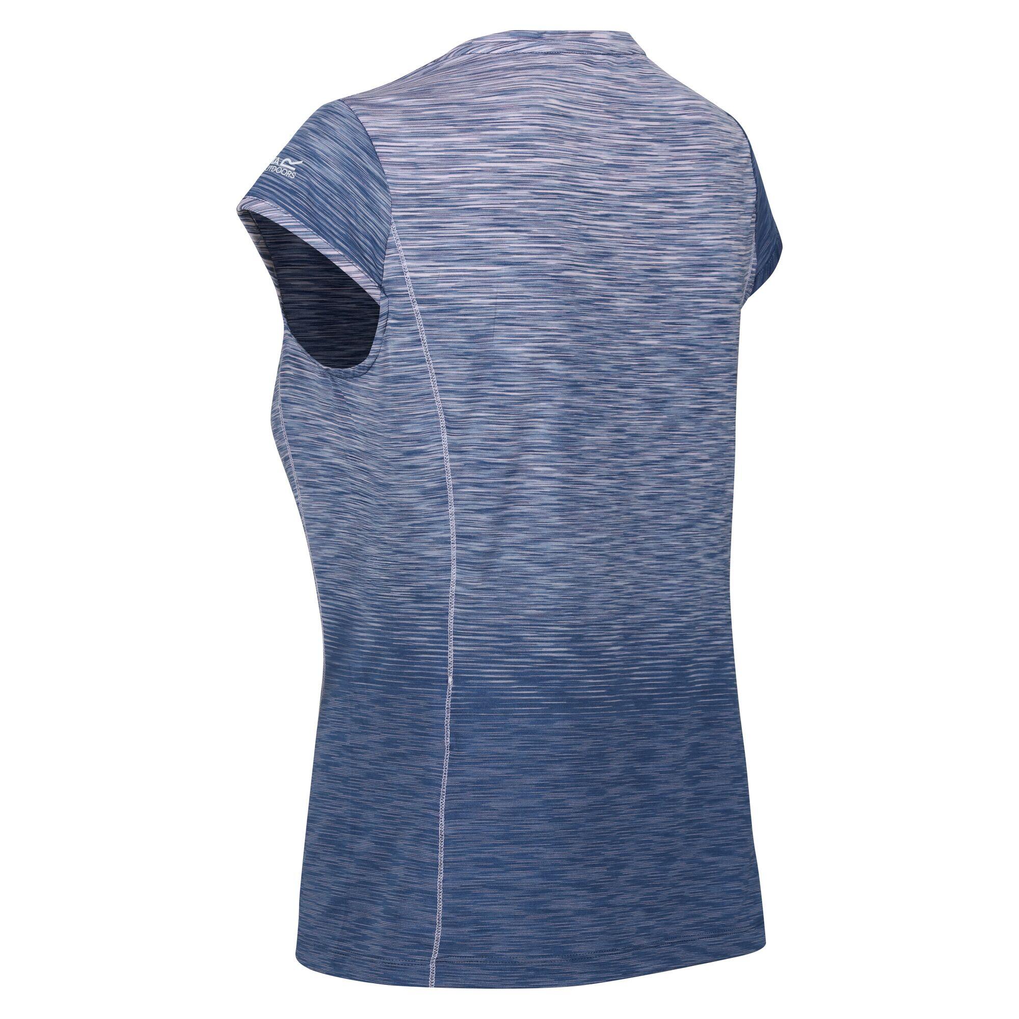 Womens/Ladies Hyperdimension II Ombre Sports TShirt (Dusty Denim/Ombre) 4/5