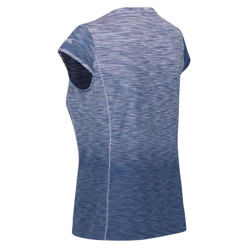 Dames Hyperdimension II Ombre Sport Tshirt (Stof Denim/Ombre)