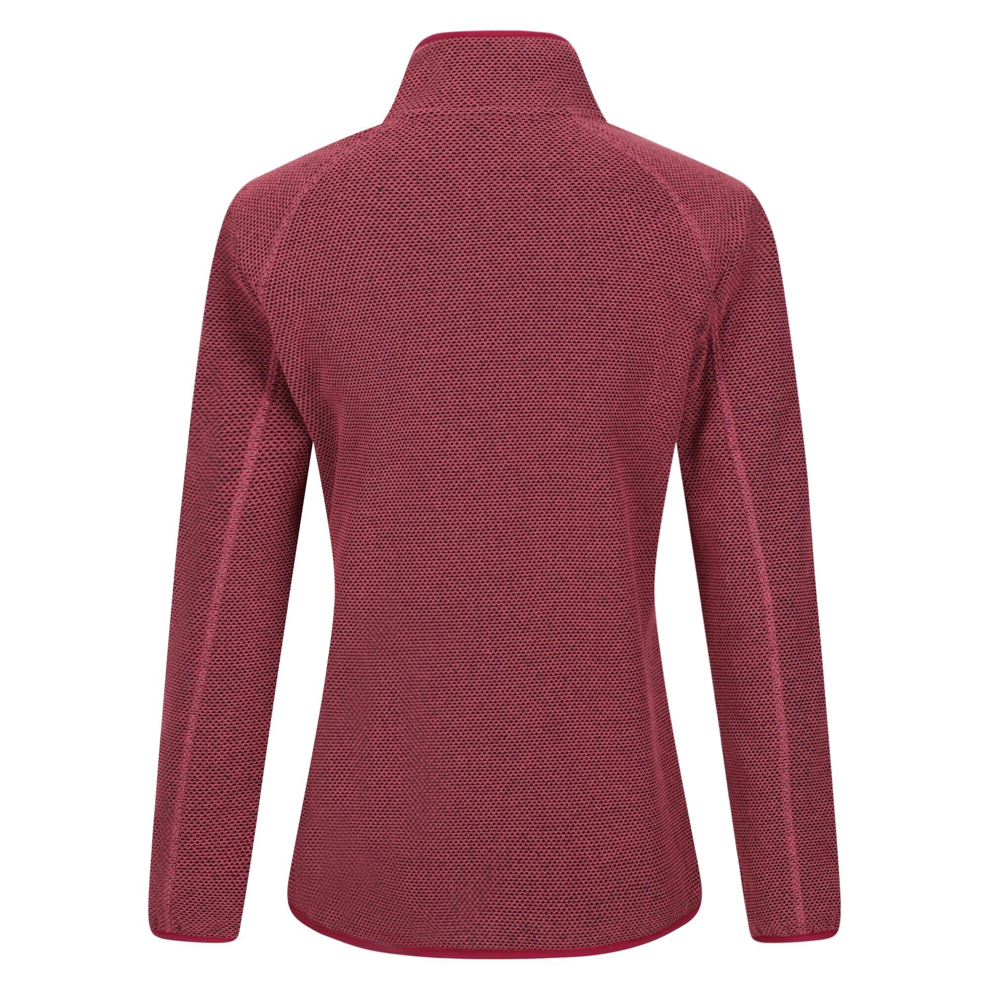Womens/Ladies Kinwood Full Zip Fleece Jacket (Mineral Red/Rumba Red) 2/5