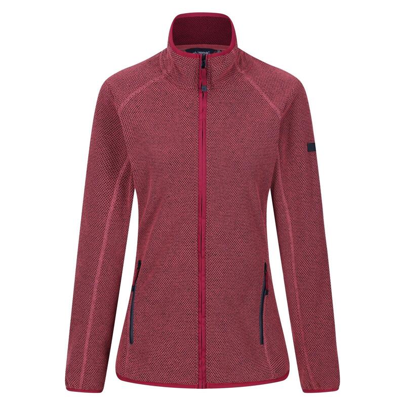 Veste polaire KINWOOD Femme (Corail clair / Rouge foncé)