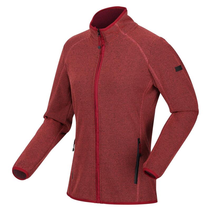 Veste polaire KINWOOD Femme (Corail clair / Rouge foncé)