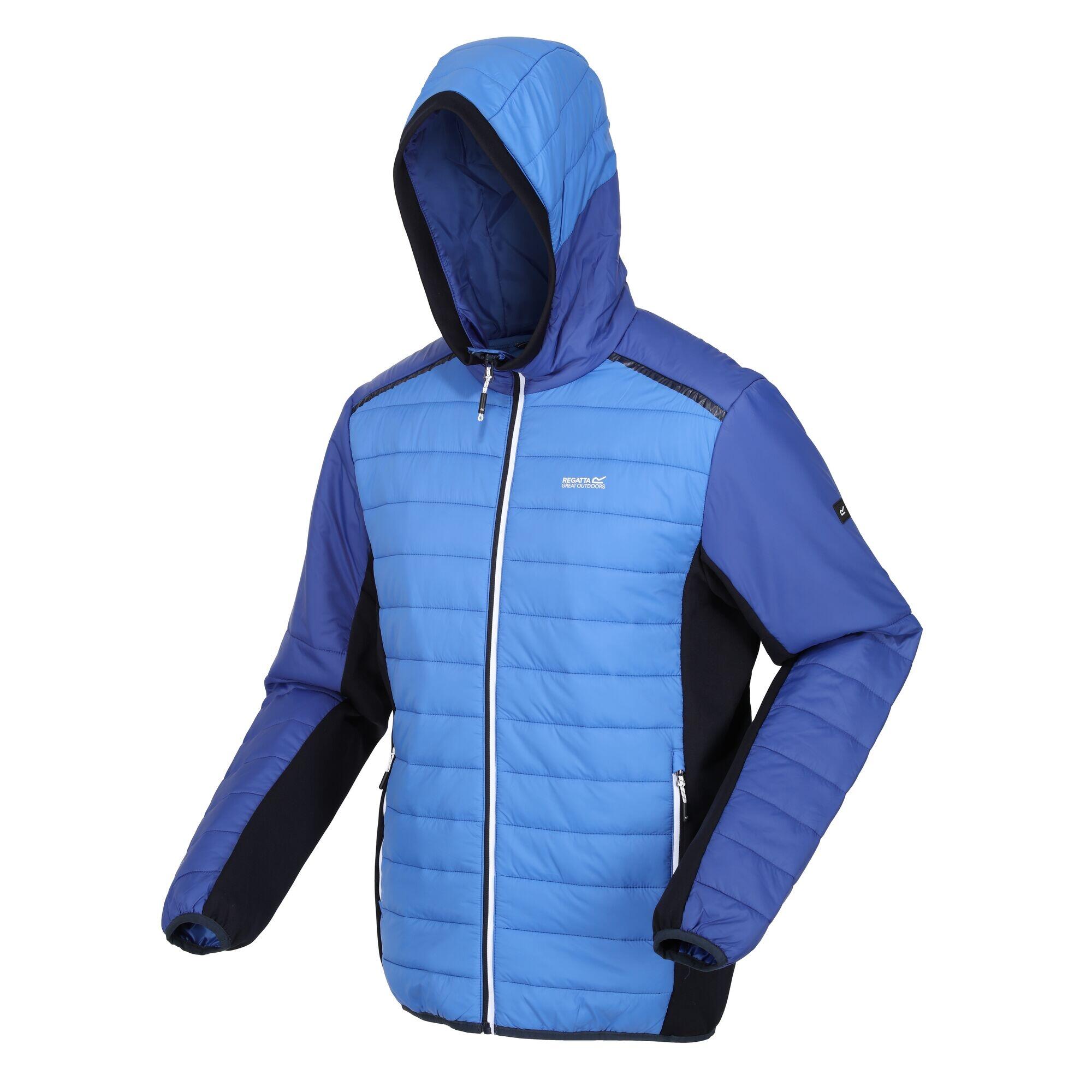 Mens Trutton II Baffled Padded Jacket (Strong Blue/New Royal) 3/5