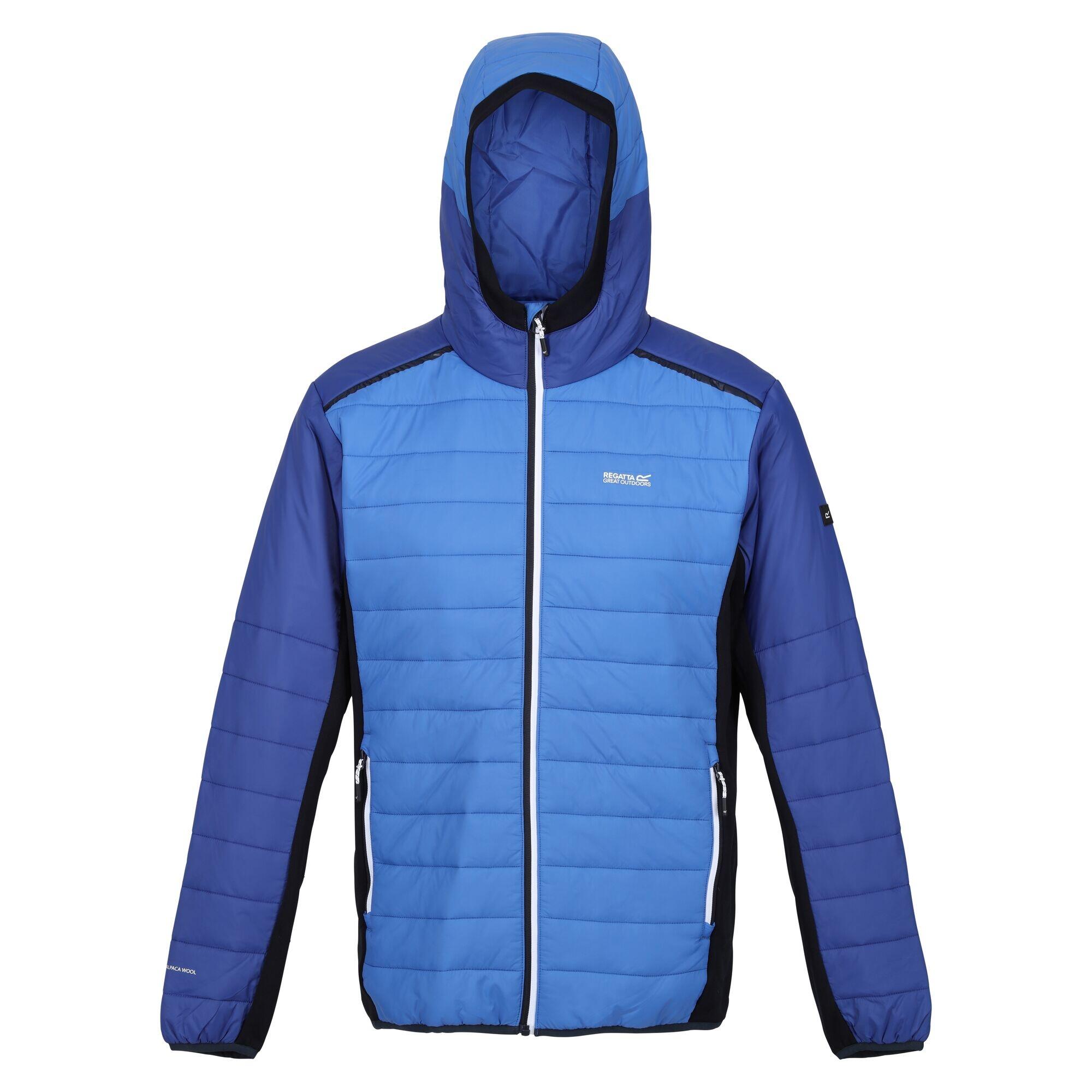 Mens Trutton II Baffled Padded Jacket (Strong Blue/New Royal) 1/5