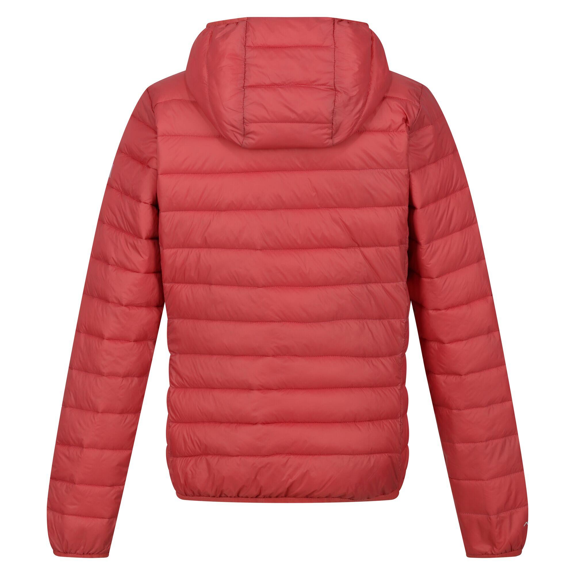 Womens/Ladies Marizion Hooded Padded Jacket (Mineral Red/Rumba Red) 2/5