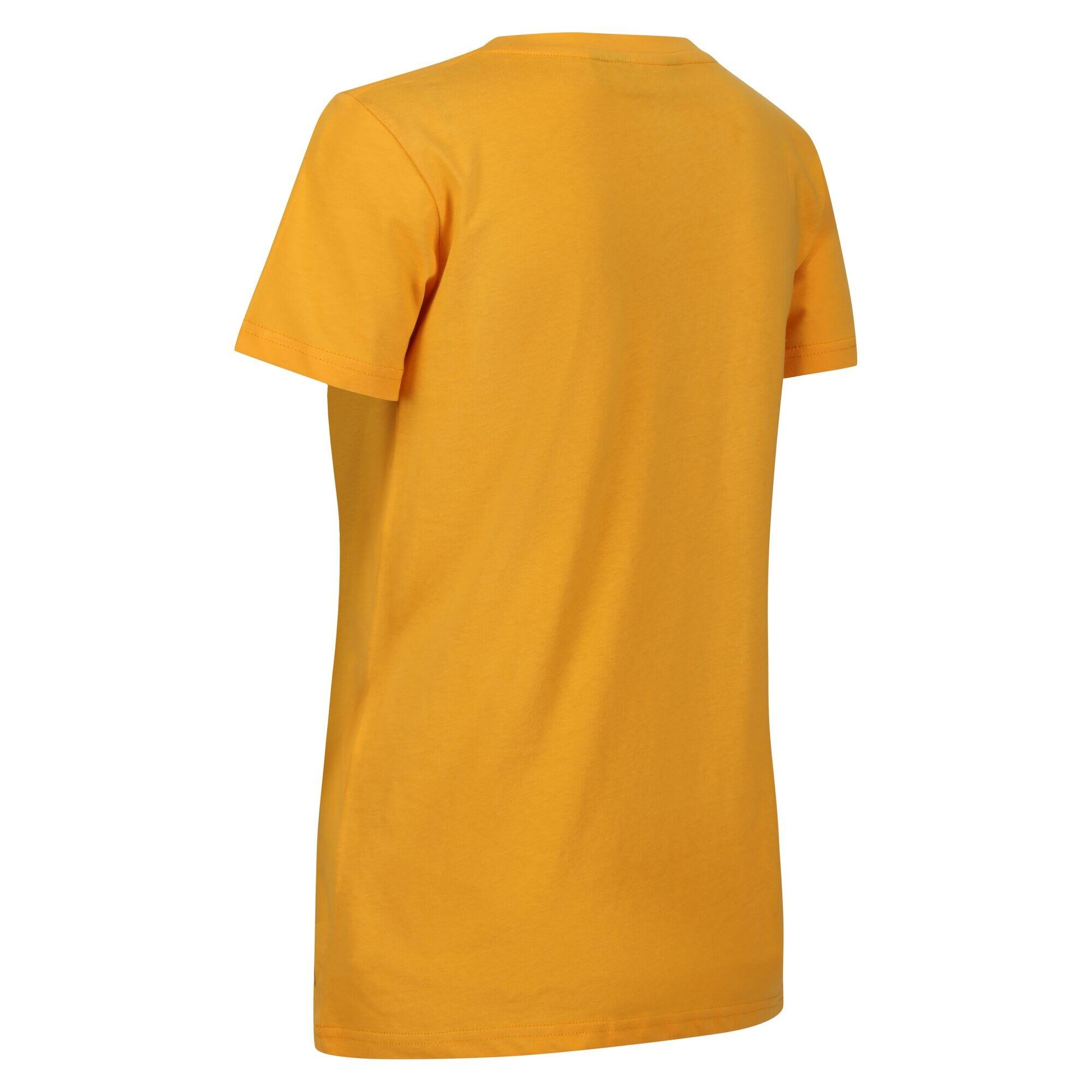 Womens/Ladies Filandra VII Hello Summer TShirt (Mango Yellow) 4/5