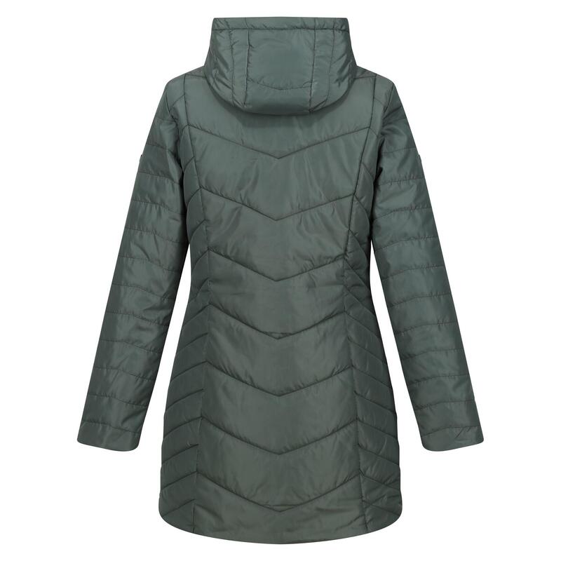 Veste à capuche PANTHEA Femme (Vert forêt foncé)