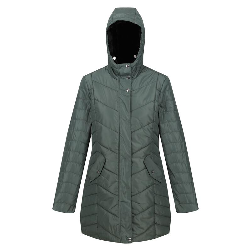 Veste à capuche PANTHEA Femme (Vert forêt foncé)