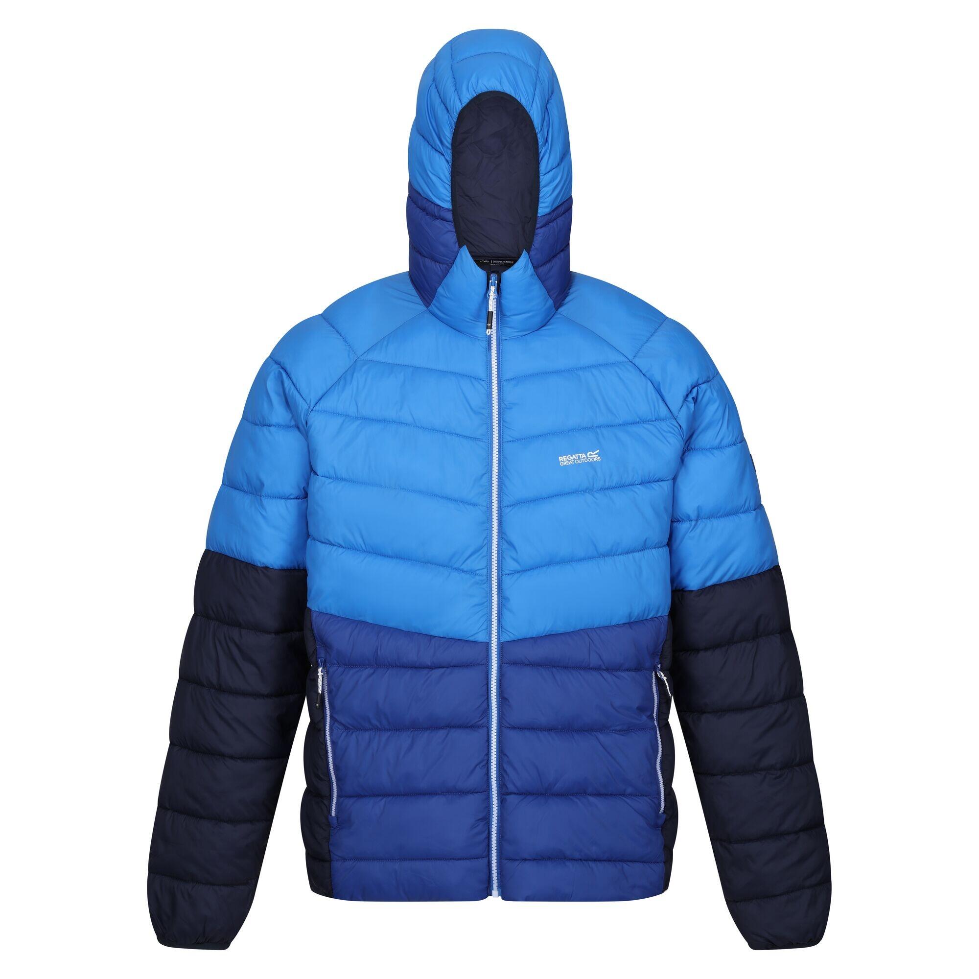 REGATTA Mens Harrock II Baffled Padded Jacket (Strong Blue/New Royal)