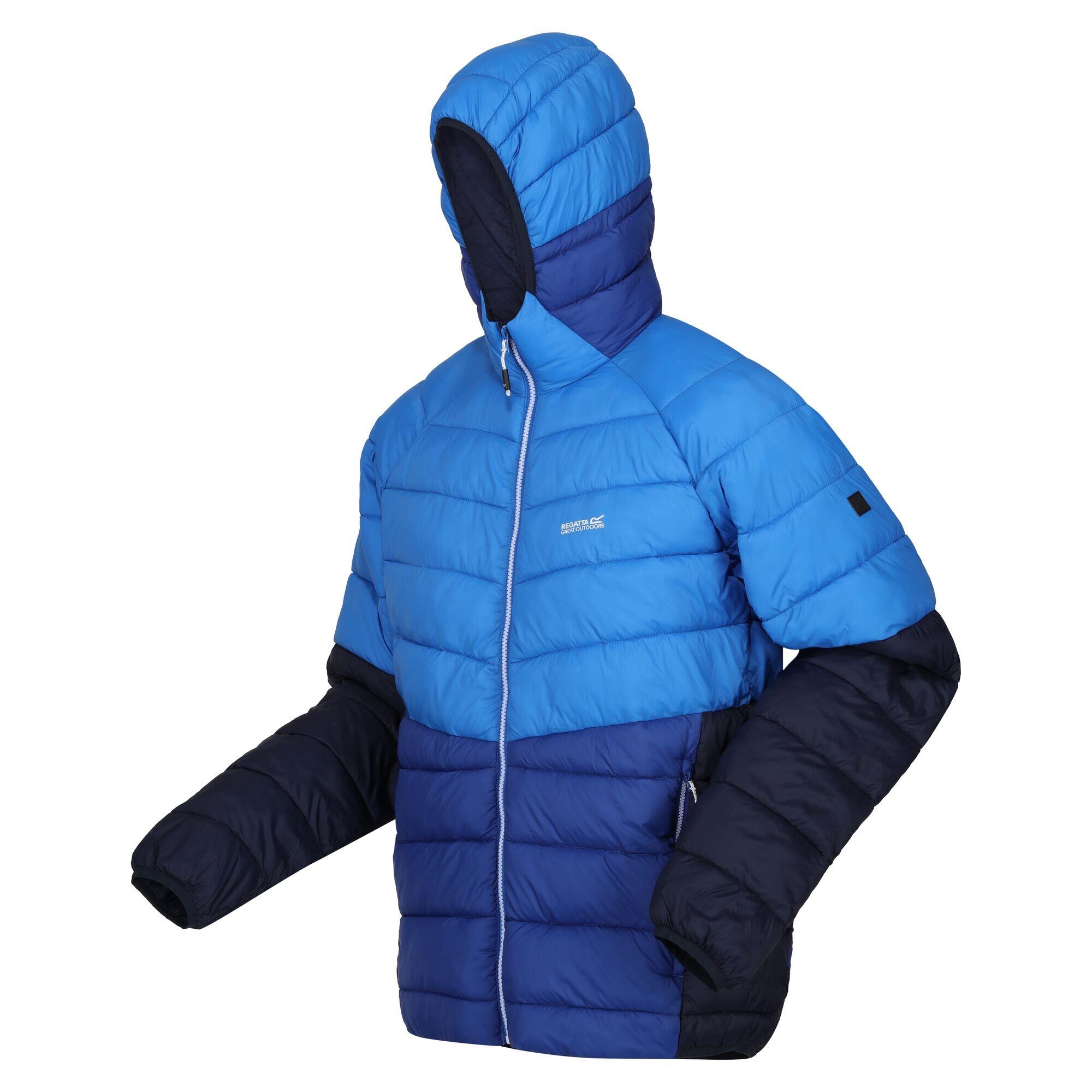 Mens Harrock II Baffled Padded Jacket (Strong Blue/New Royal) 3/5