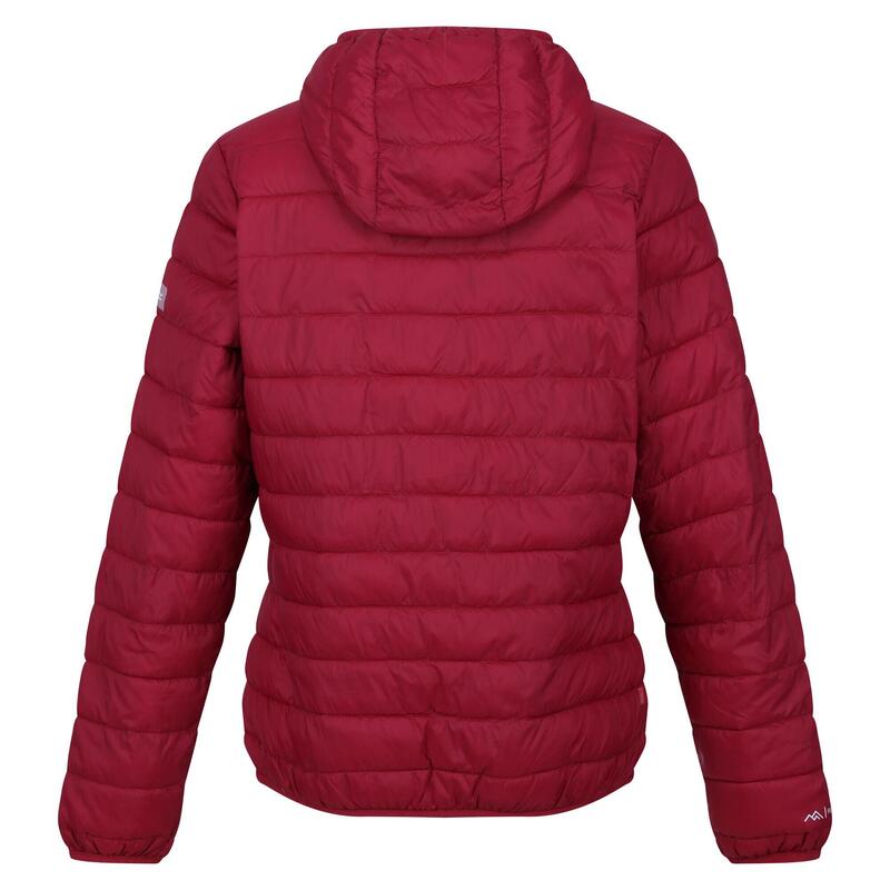 Dames Hillpack Puffer Jacket (Rumba Rood/Mineraal Rood)