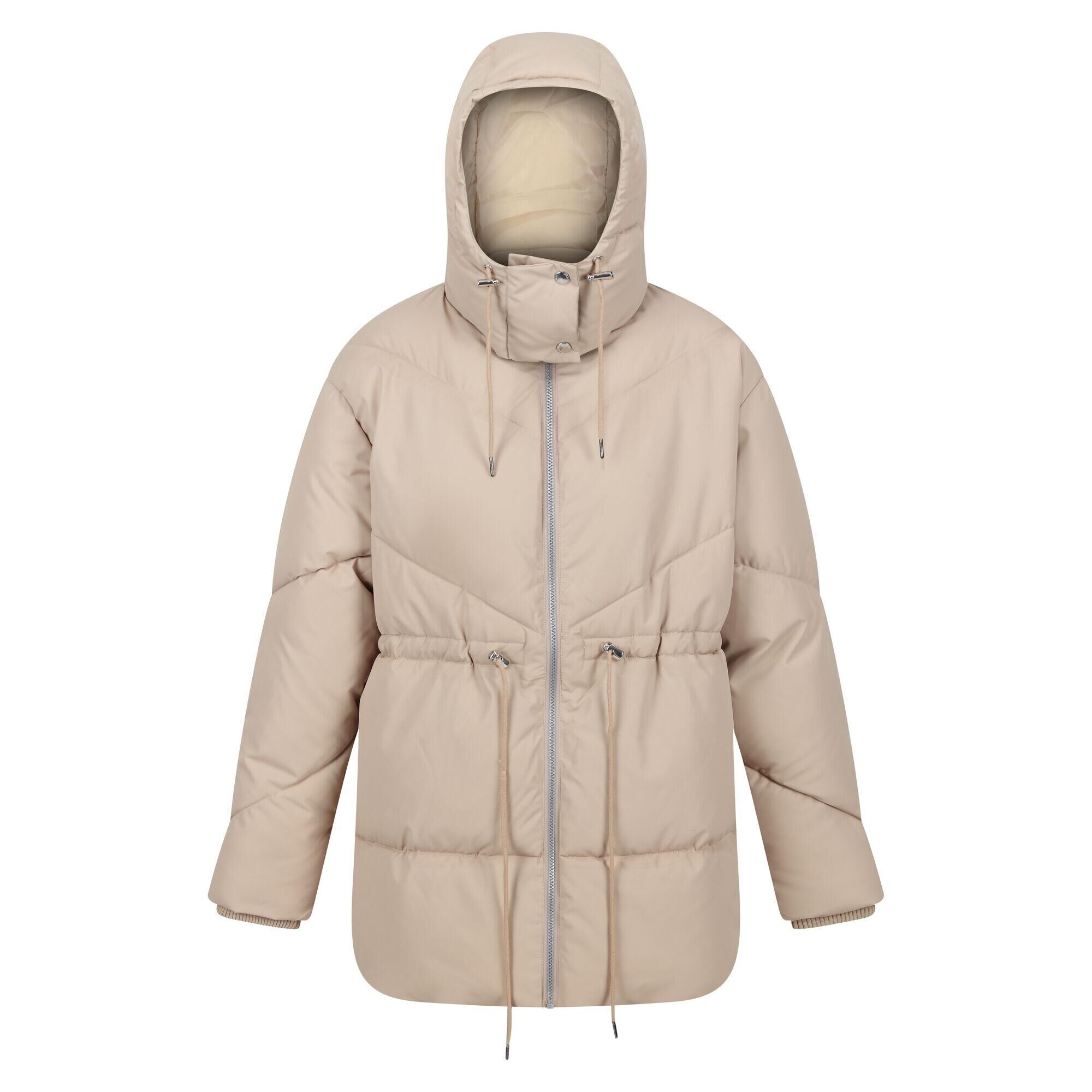 REGATTA Womens/Ladies Rurie Baffled Padded Jacket (Barleycorn)